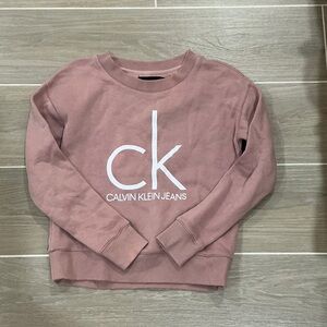 Calvin Klein Jeans Dusty Pink Logo Sweatshirt
